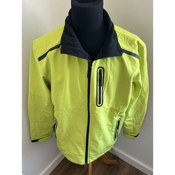 Iceberg Outerwear Thermal Men's L‎  Full Zip Fleece Lined Ski Snow Jacket EUC - Picture 1 of 10